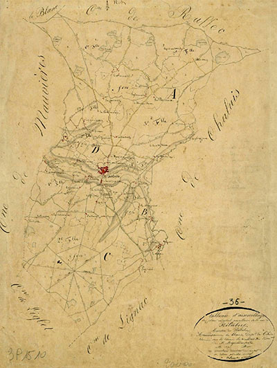 Belâbre - Cadastre 1833