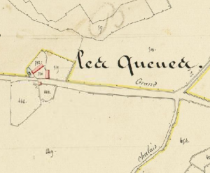 Les Queues - Cadastre 1833