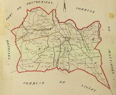 Saint-Hilaire-sur-Benaize - Cadastre 1833